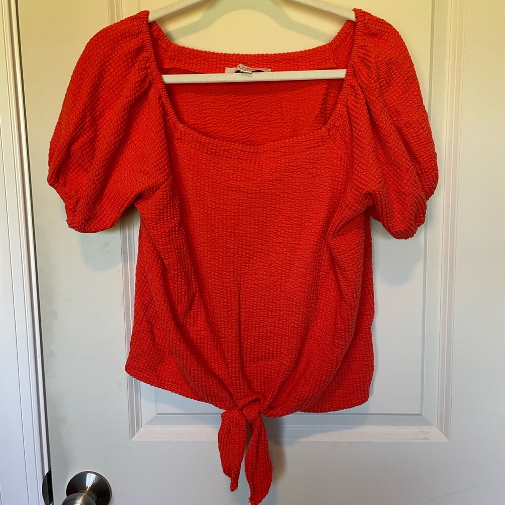 Tie waist top